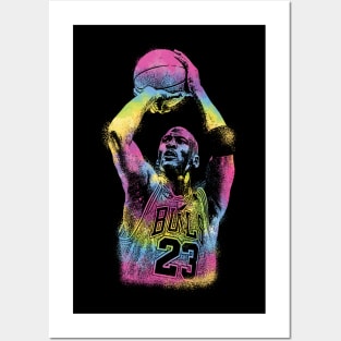 Colorful Michael Jordan Posters and Art